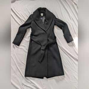 Reiss Black Wool Coat